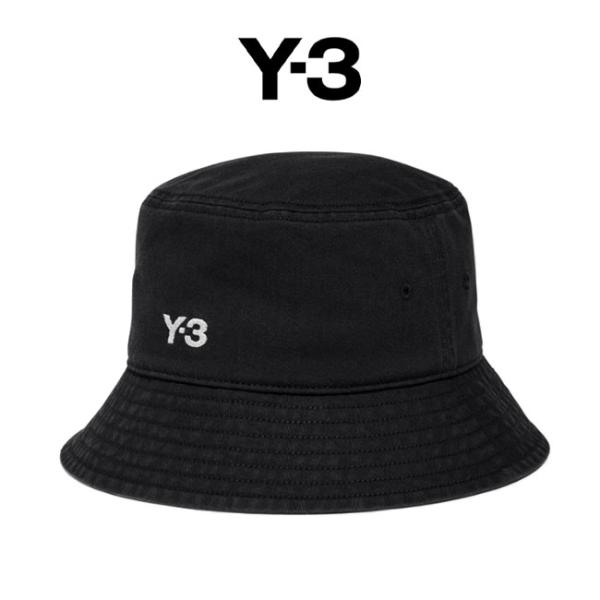 Y-3 ワイスリー ロゴ バケットハット IX7000 黒 帽子 メンズ レディース