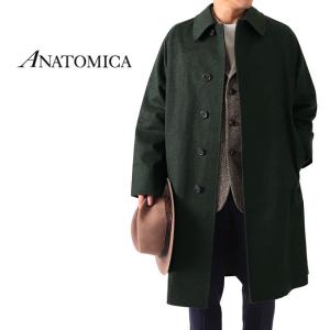 ANATOMICA アナトミカ ウール アルパカ シングルラグランコート 530-552-04 ロングコート メンズ｜golden-state