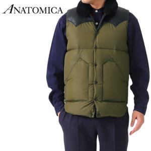 ANATOMICA × ROCKY MOUNTAIN FEATHERBED アナトミカ ロッキーマウンテン コラボ クリスティベスト ダウンベスト メンズ｜golden-state