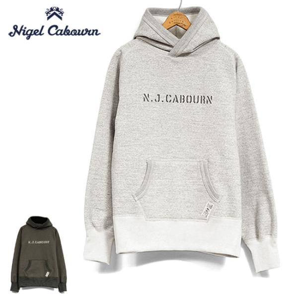 Nigel Cabourn ナイジェルケーボン 50s ヴィンテージ ロゴスウェットパーカー 805...