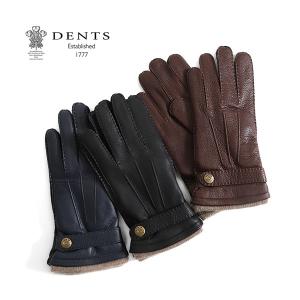 DENTS デンツ レザーグローブ 手袋 カシミア 5-1548 メンズ｜golden-state