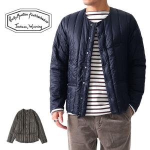 ★別注 Rocky Mountain Featherbed ダウンベスト 36★ Rocky Mountain FeatherBed ダウンベスト 38 S 紺