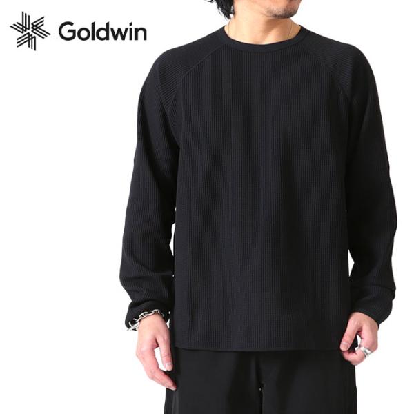 Goldwin ゴールドウィン ワッフルライト サーマル ロンT GM44106 無地 長袖Tシャツ...