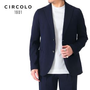 CIRCOLO ジャケット ネイビーxネイビー 58 30613nv 【W34214