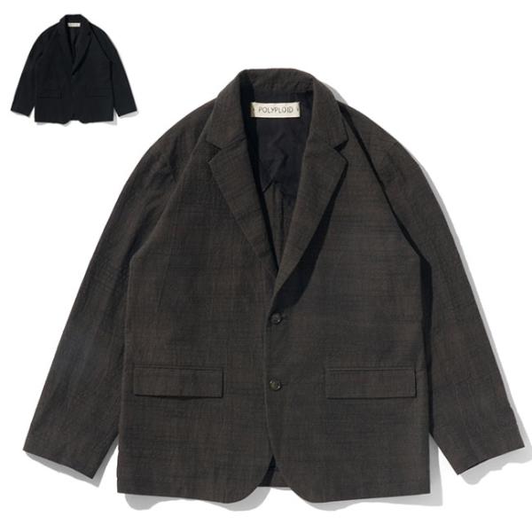 POLYPLOID ポリプロイド シャンブレー テーラードジャケット C-2-004-065 ブレザ...