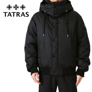 極美品 タトラス ダウンジャケット MA-1 M相当 01 高級 黒 ブルゾン 極美品 タトラス ダウンジャケット MA-1 M相当 01 高級 黒