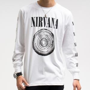 ニルバーナ Tシャツ nirvana tシャツ 長袖 ニルヴァーナ ロンt ロングtシャツ バンドt...