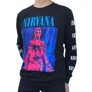 バンドtシャツ ロックtシャツ 長袖 NIRVANA Tシャツ ニルバーナ ロンt ニルヴァーナ n...