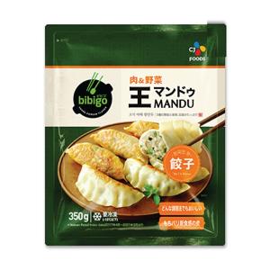 bibigo 王マンドゥ 肉＆野菜 350g 1袋 / 冷凍 餃子 ビビゴ ワンマンドゥ