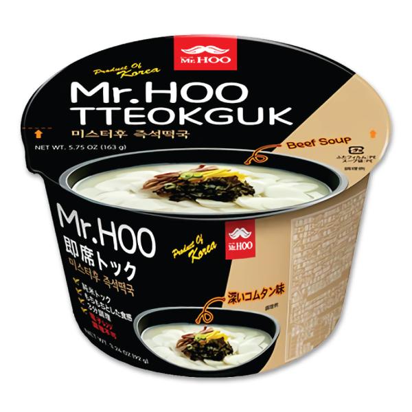 Mr.Hoo 即席トック 163g 即席カップ 韓国食品 もちスープ