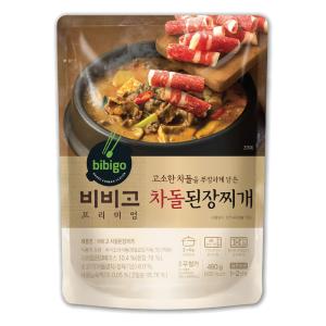ビビゴ 牛肉テンジャンチゲ 460g 1袋 　 味噌チゲ レンジ クッパ 韓国簡易食 即席料理 ダイエット ヘルシー ビビゴ お粥 即席食品 鍋料理 韓国料理 レトルト
