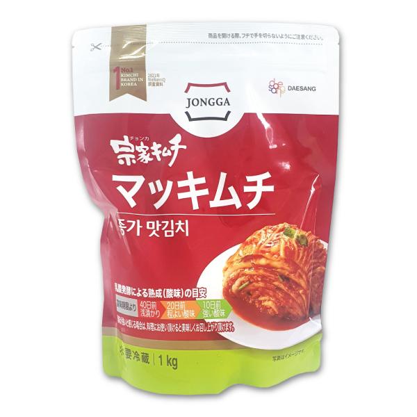 宗家 マッキムチ(切り白菜キムチ) 1kg / キムチ ジョンガ 白菜キムチ 韓国キムチ 白菜 宗家...