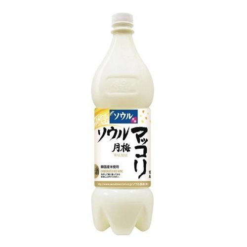 本数選択可 （8295）ソウル 月梅 マッコリ 1L（PET）1BOX-12本    韓国食品/黒豆...
