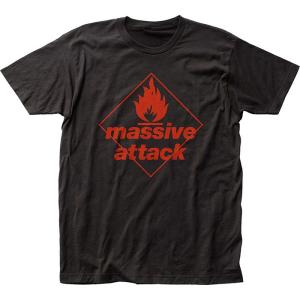 MASSIVE ATTACK マッシブ アタック BLUE LINES T-SHIRTS ブルー ラインズ Tシャツ Impact Merchandising インパクト オフィシャル ブラック MA01｜goldentijuana