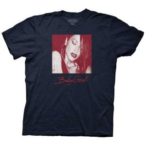 AALIYAH アリーヤ BABY GIRL T-SHIRTS ベイビーガール Tシャツ 半袖 メンズ レディース オフィシャル ネイビー AAAS2067｜goldentijuana