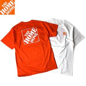 THE HOME DEPOT ホーム・デポ LOGO S/S T-SHIRTS ロゴ 半袖 Tシャツ ホームセンター オフィシャル メンズ レディース 2カラー｜goldentijuana