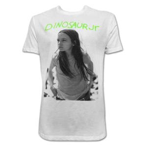 DINOSAUR JR. ダイナソー ジュニア DJR34　GREEN MIND ALBUM TITLE T-SHIRTS グリーン マインド プリント Tシャツ 半袖 メンズ レディース  ホワイト｜goldentijuana