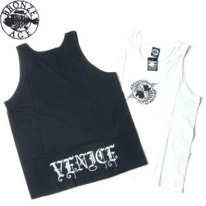 BRONZE AGE ブロンズエイジ VENISE TANK TOP ベニス タンクトップ ノースリーブ Z-Boys DOGTOWN ドックタウン サーフィン スケート メンズ 2カラー｜goldentijuana