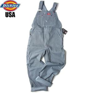 DICKIES ディッキーズ 83297 HS Hickory Striped Bib Overalls ヒッコリー ストライプ ビブ オーバーオール メンズ レディース