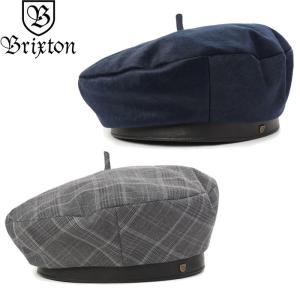 BRIXTON ブリクストン 10294 AUDREY 2 BERET オードリー ベレット ベレー 帽子 サテン チェック メンズ レディース 2カラー｜goldentijuana