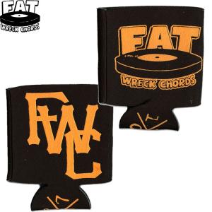 FAT WRECK CHORDS ファット レック コーズ LOGO PRINT COOZIE ロゴ プリント クージー メンズ レディース ブラック｜goldentijuana