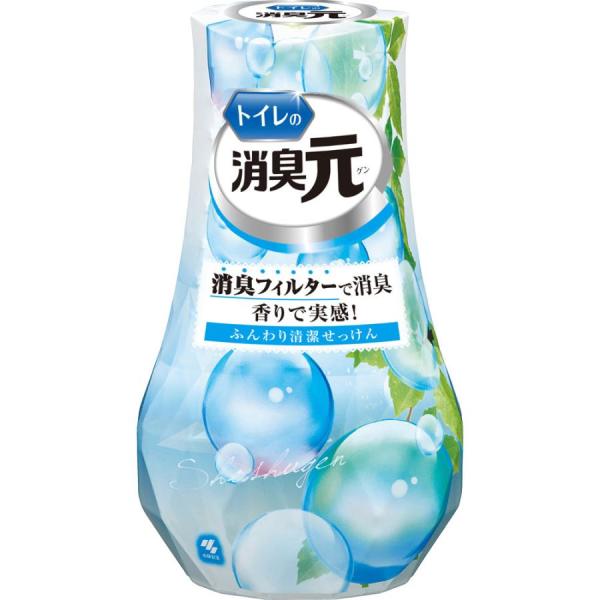 小林製薬 トイレの消臭元ふんわり清潔せっけん ４００ｍｌ 4987072029626