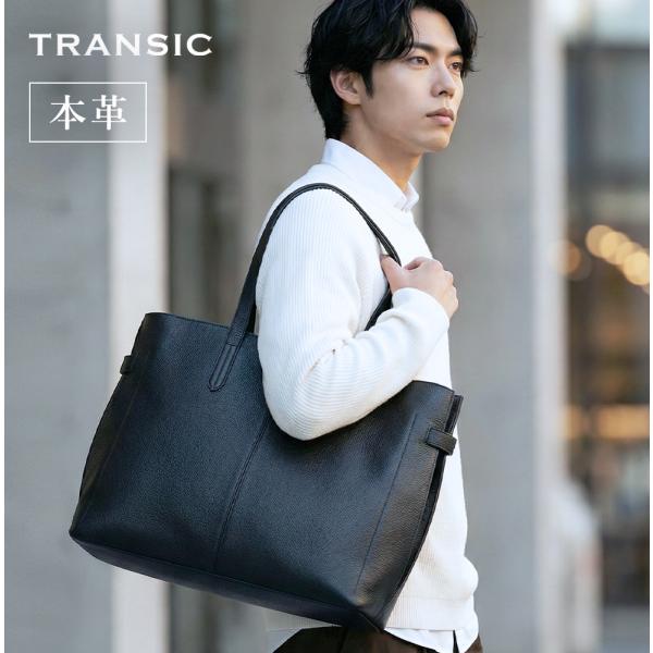 [ 本革製で新リニューアル ] ビジネスバッグ メンズ 本革 トートバッグ ブリーフトート ショルダ...