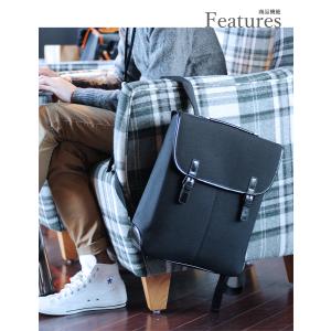 リュックサック ビジネスリュック 本革 防水 ...の詳細画像5