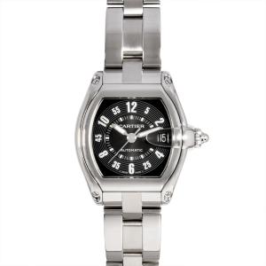 カルティエ Cartier W62004V3 ロードスター LM 腕時計 自動巻 ブラック文字盤 メンズ