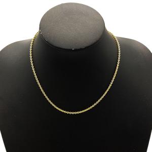 ポメラート Pomellato チェーン ネックレス K18YG 13.8g イエローゴールド アズキ ユニセックス