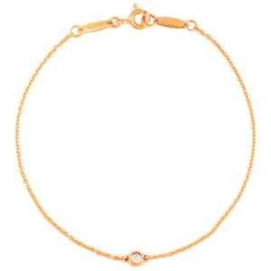 ティファニー Tiffany&Co バイザヤード ブレスレット ダイヤモンド K18RG エルサペレッティ｜goldplazajp