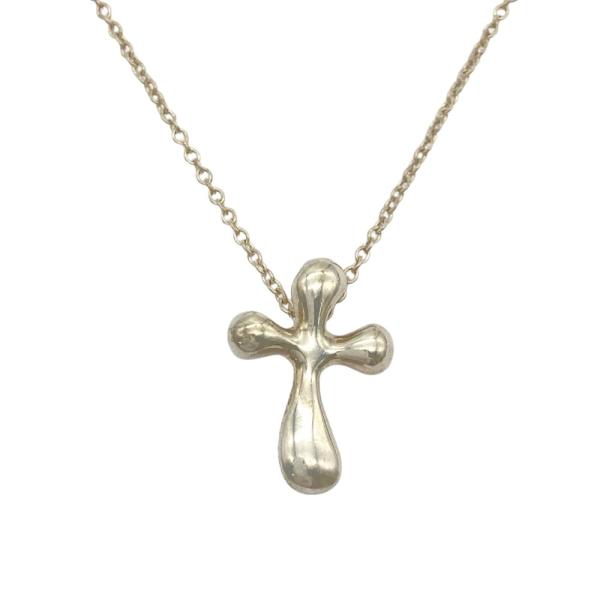 ティファニー Tiffany&amp;Co. スモール クロス ネックレス SV925 2.4g シルバー ...