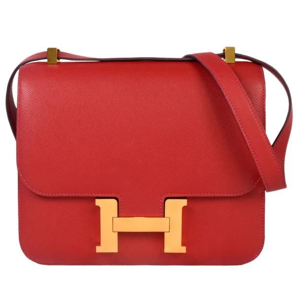 エルメス HERMES コンスタンス3 24 ショルダーバッグ ヴォーエプソン A刻印(2017年製...
