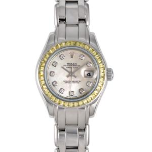 00.10510.02.76.12 カール F. ブヘラ CARL F. BUCHERER PATHOS DIVA パトス ディーバ 腕時計 シェル文字盤 ダイヤベゼル K18WG レディース【中古】 00.10510.02.76.12 カール F. ブヘラ CARL F. BUCHERER PATHOS DIVA