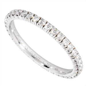 カルティエ Cartier エタンセル フルエタニティ リング 指輪 ダイヤモンド #53 K18WG 1.9g