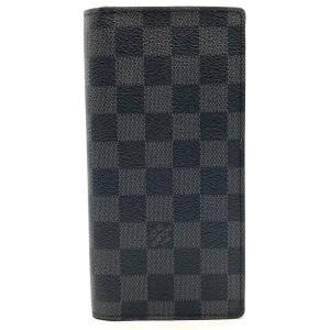 ルイヴィトン ダミエ ポルトフォイユ ブラザ ブラック N62665 ポルトフォイユ・ブラザ ルイヴィトン 長財布 ダミエグラ