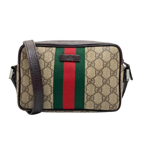 グッチ GUCCI ショルダーバッグ GGスプリームキャンバス 162910 ベージュ