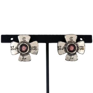 CHANEL（シャネル） クローバー 03P イヤリング メタルg ピンク