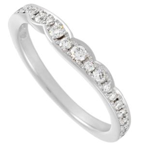 プラチナ　ダイヤモンドリング　12号 ダイヤモンド プラチナリング(4月誕生石/鑑別書付)《14DB0712