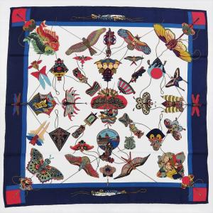 HERMES エルメス カレ90 TURQVERIES EN L'HONNEUR DE MHT ムッシュドT