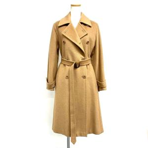 マックスマーラ　アルパカ シャギーコート　ショート丈　キャメル　サイズ38 M Max Mara 美品 マックスマーラ アルパカブレンド シャギーコート