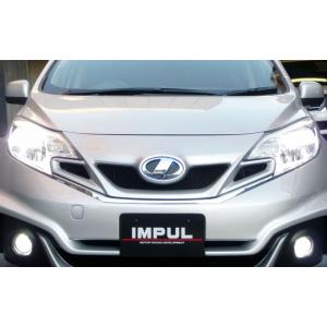 ノート E12 IMPUL インパル フロントバンパー エアロ FRP ウイング IMPUL インパル ノート E12 MC前 エアロキット 〜2016.10 ※LED