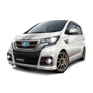 IMPUL インパル デイズ B21W 後期 2015/12- ハイウェイスター専用 フロントフォグカバー TypeA 未塗装｜goldrush-store