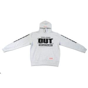 BURN OUT パーカー&パンツ (セットアップ) グレー OUT-S-0001-GRY｜goldrush-store