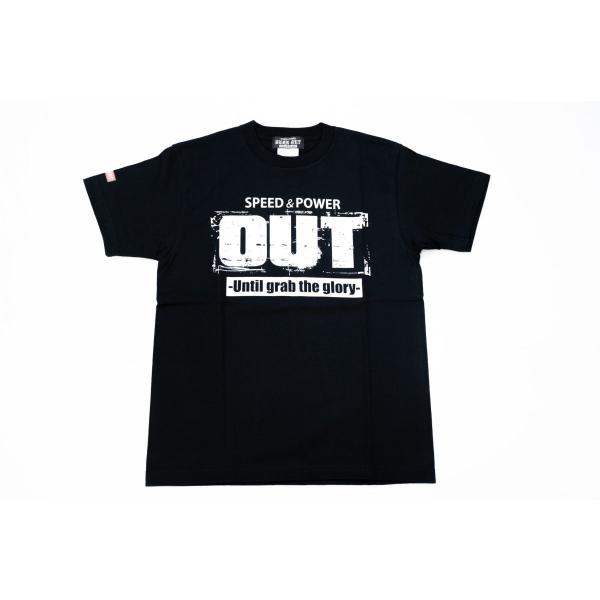 BURN OUT Tシャツ ブラック OUT-T-0001-BK