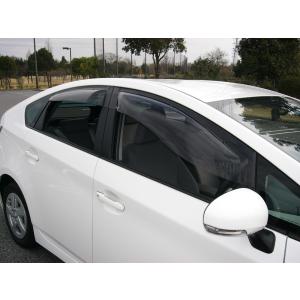 ドアバイザー OXバイザー スポーティーカット プリウス リア用 30系