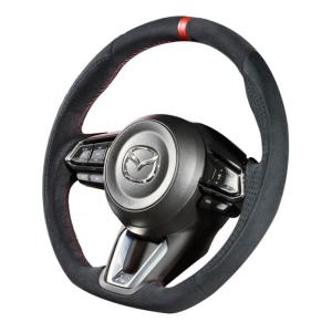 ダムド　ステアリング　レガシィ（A〜C MT車用） DAMD/ダムド ステアリング SS362-D レッドステッチ レガシィB4 BMG/BM9