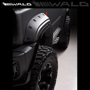 WALD ヴァルド ジムニー シエラ H30.8〜 オーバーフェンダー ABS製 未塗装 (SPORTS LINE BLACK BISON EDITION) 8ピース 片側約30mmワイド｜goldrush-store