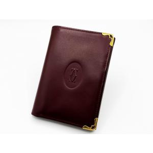 Cartier（カルティエ） マストライン 長札入れ 長財布 レザー ボルドー