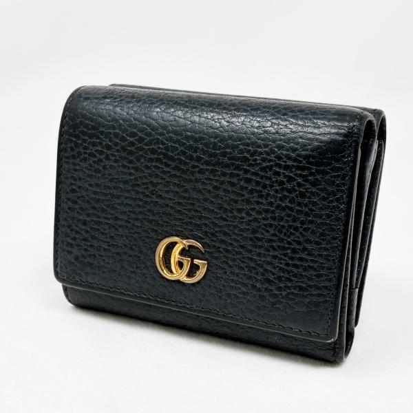 GUCCI グッチ GGマーモント Wホック財布